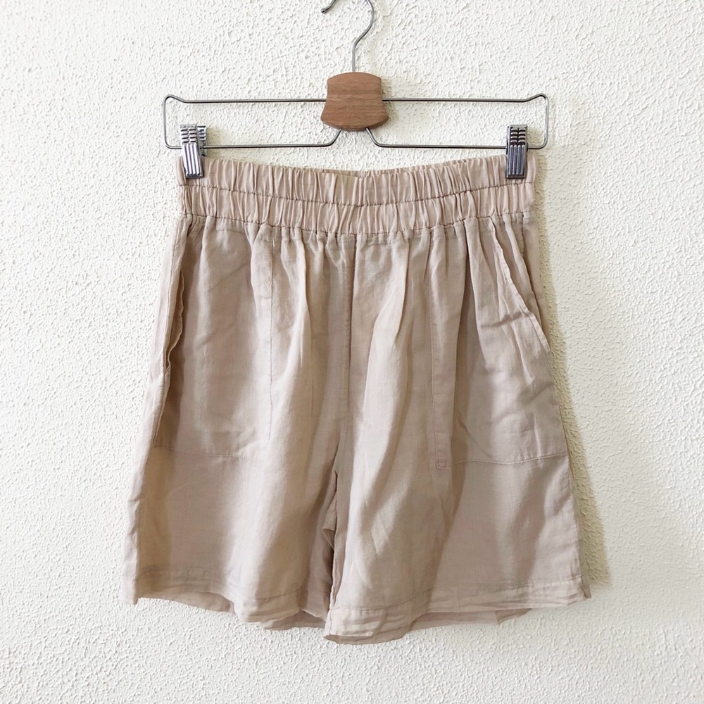 Skin High Rise Organic Cotton Lounge Short S